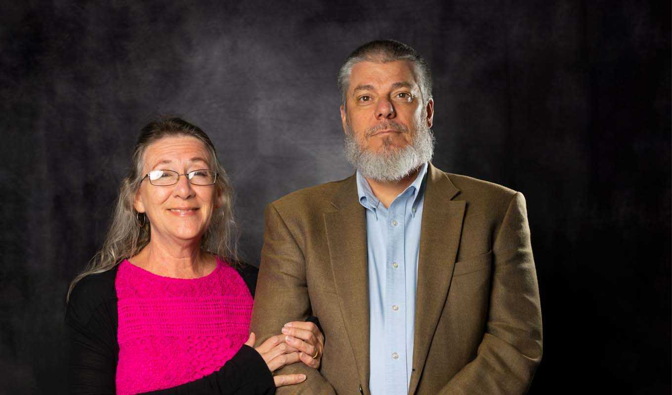 Bryan Evans and his wife, Kim