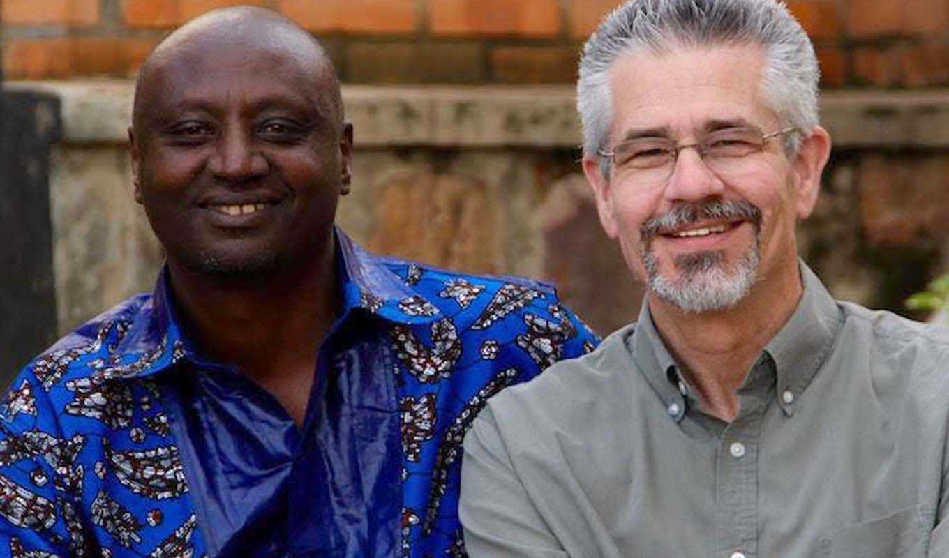 Pastor Deogratias Gashagaza of Rwanda and David Servant