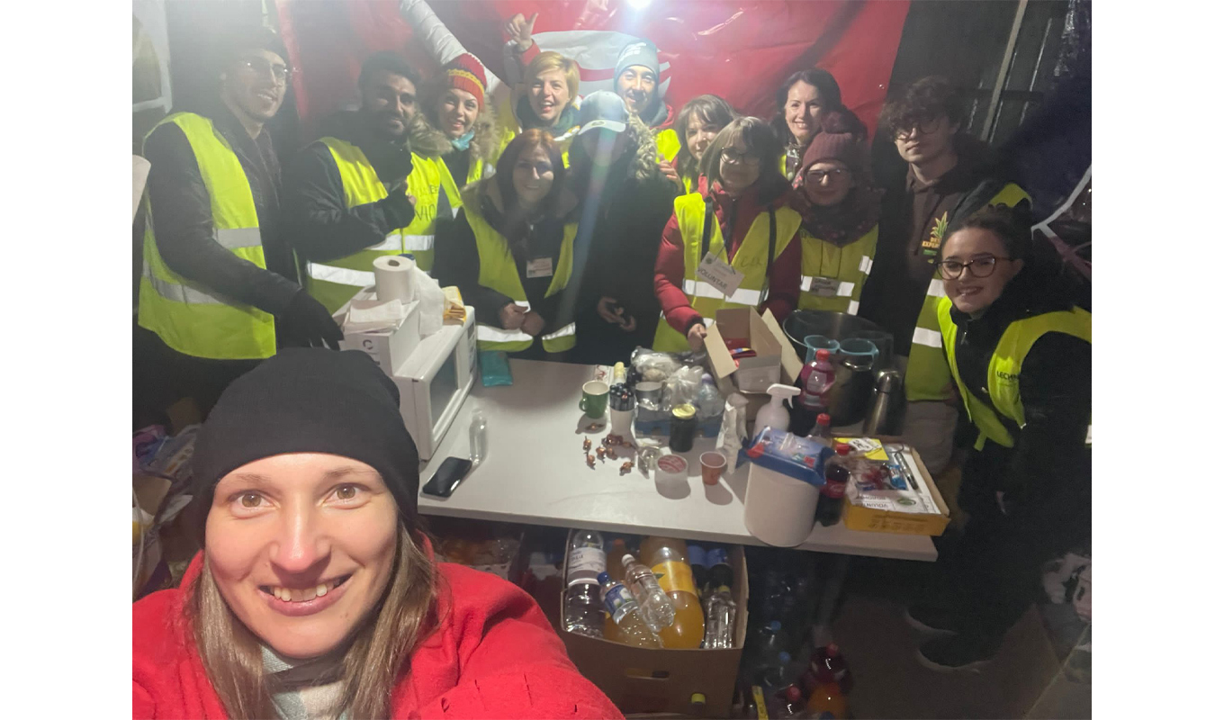 Workers banding together to help refugees