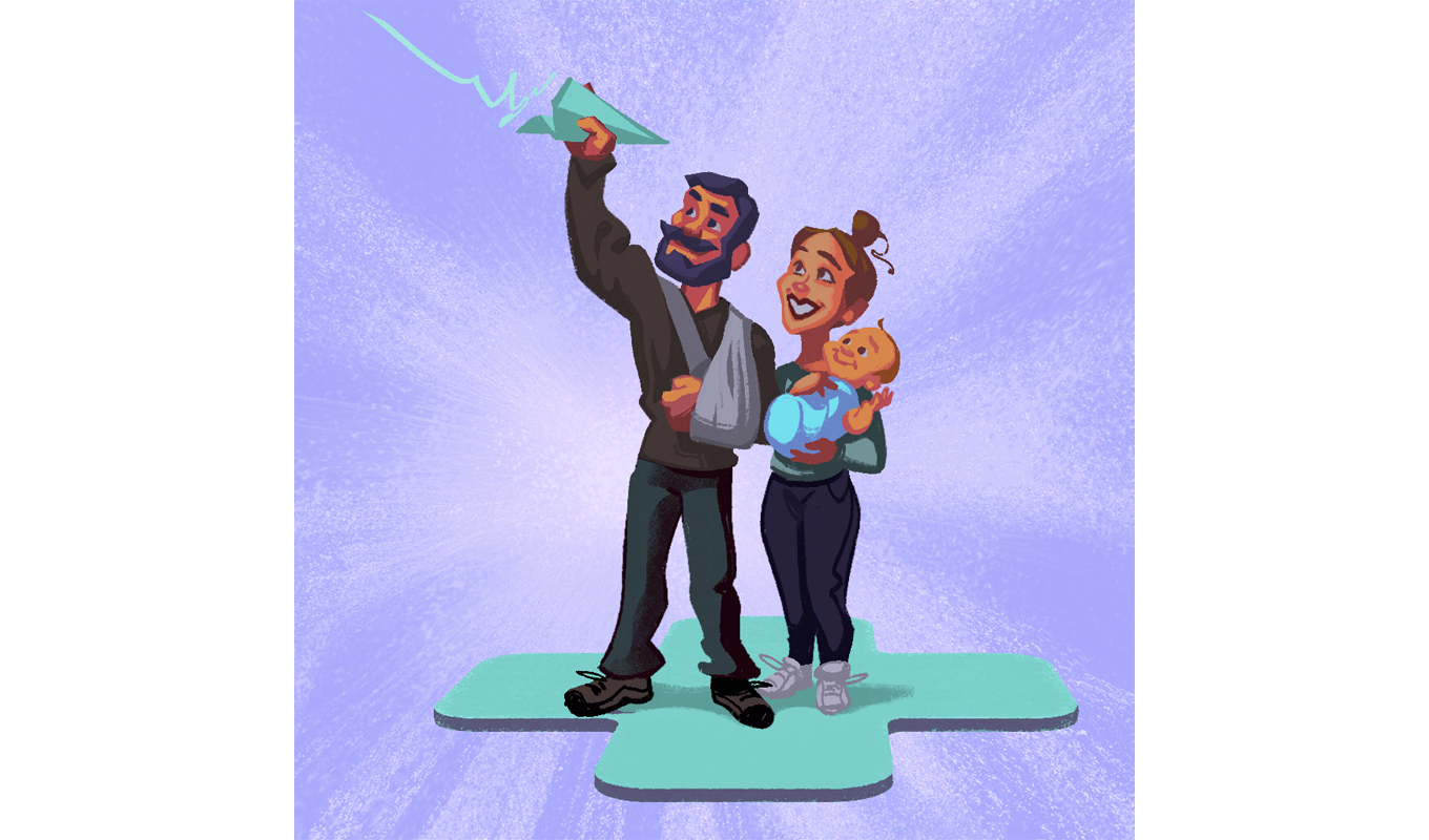 Illustration of Samaritan members receiving a share