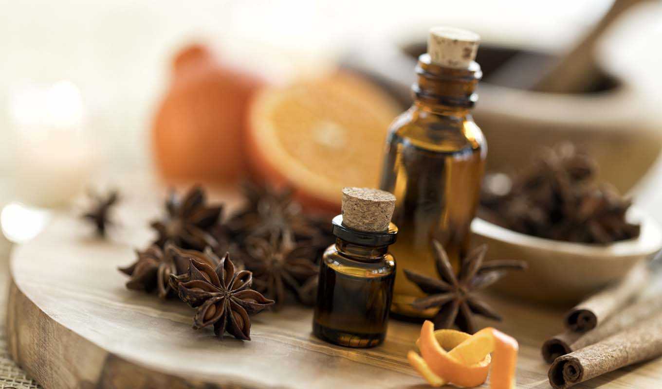 Essential Oils on a table